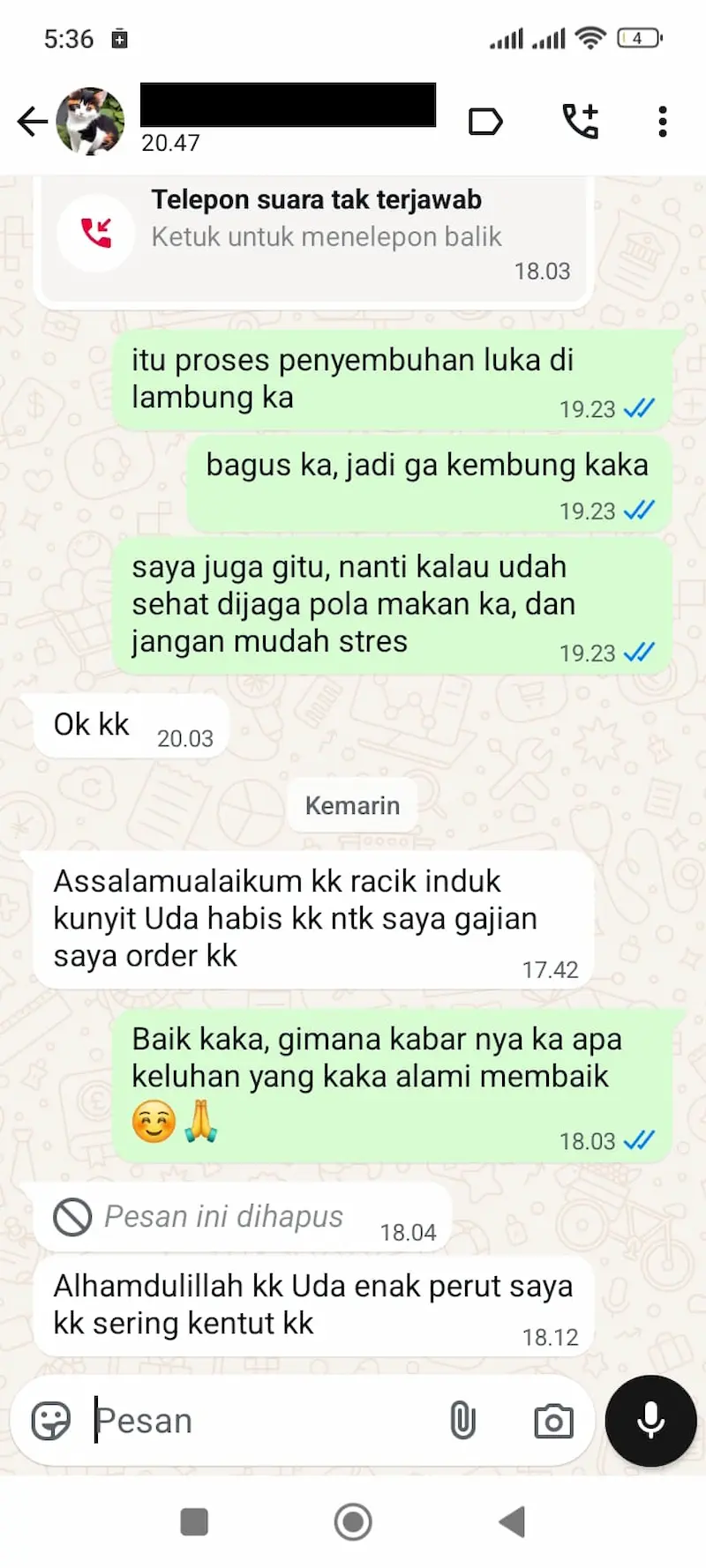 Testimoni WhatsApp 3