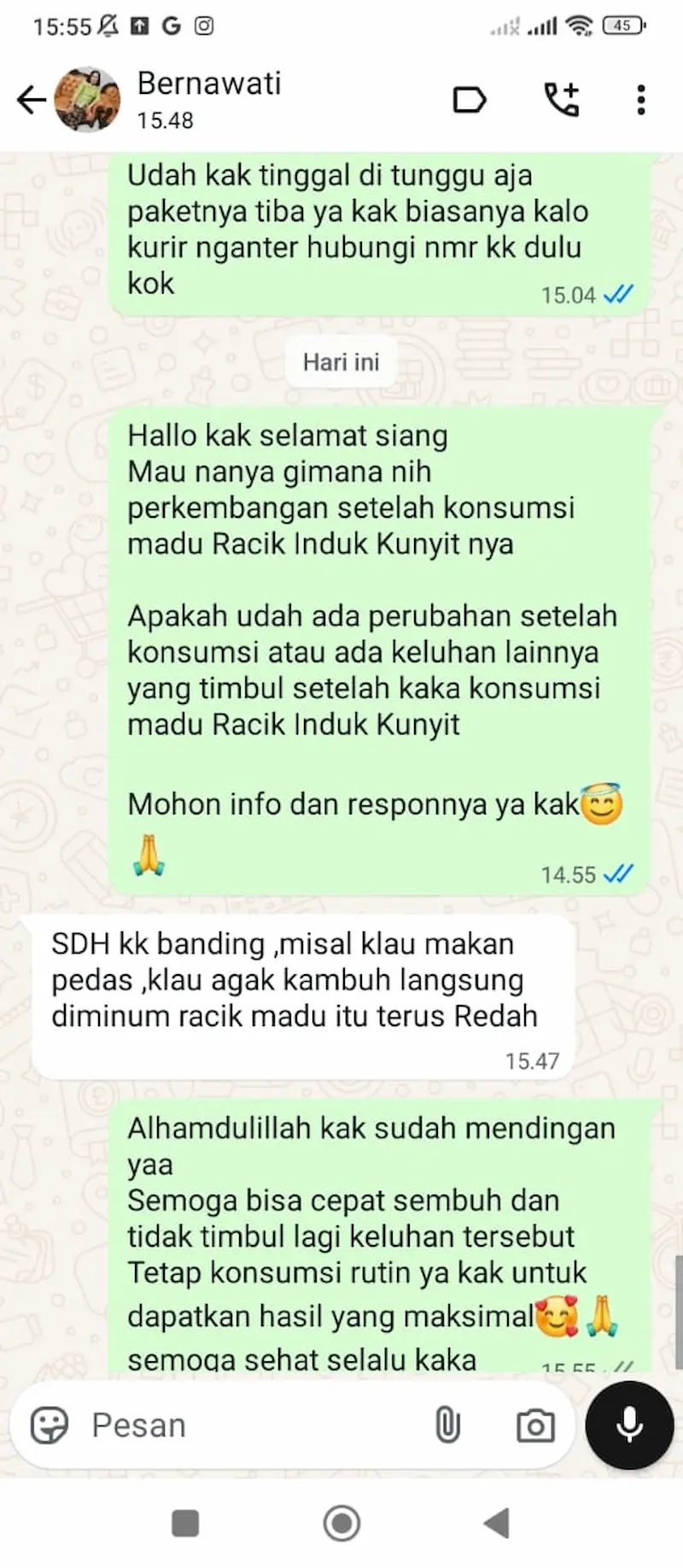 Testimoni WhatsApp 4